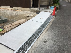 天理市内敷地整地工事