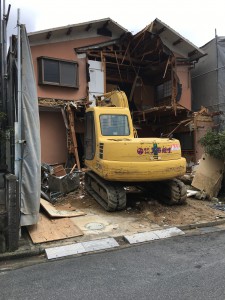 葛城市北花内一戸建て解体工事