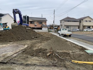 橿原市城殿町分譲造成工事