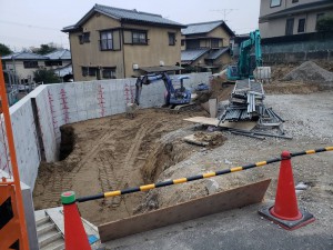 奈良県奈良市百楽園２丁目擁壁造成工事