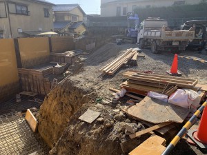 奈良県奈良市百楽園２丁目擁壁造成工事