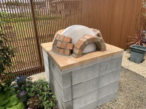 奈良県橿原市ピザ窯制作