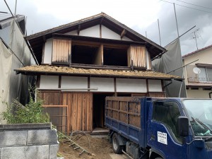 奈良県磯城郡田原本町八尾建物解体工事