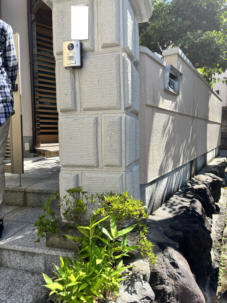 橿原市西池尻町一戸建て門柱交換工事